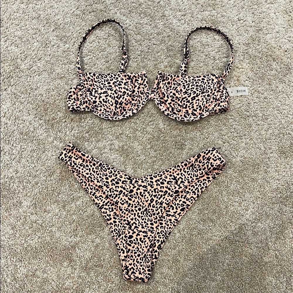 SHEIN Animal Print Bikini Set